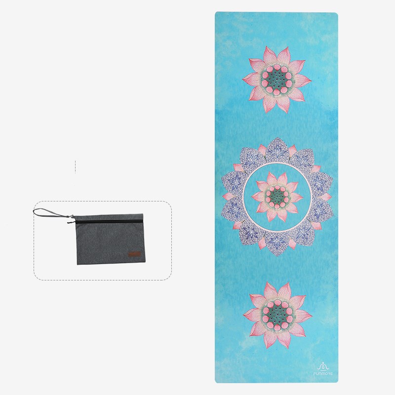 Portable professional yoga mat drape non-slip yoga blanket