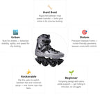 Flying Eagle X3 Shrike Grey Skates