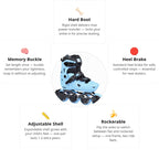 Flying Eagle S7 Nimbus Blue Kids Skates