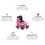 Flying Eagle S7 Speed Pink Kids Skates