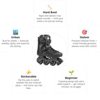 Flying Eagle X3 S7680 Shrike Black Skates