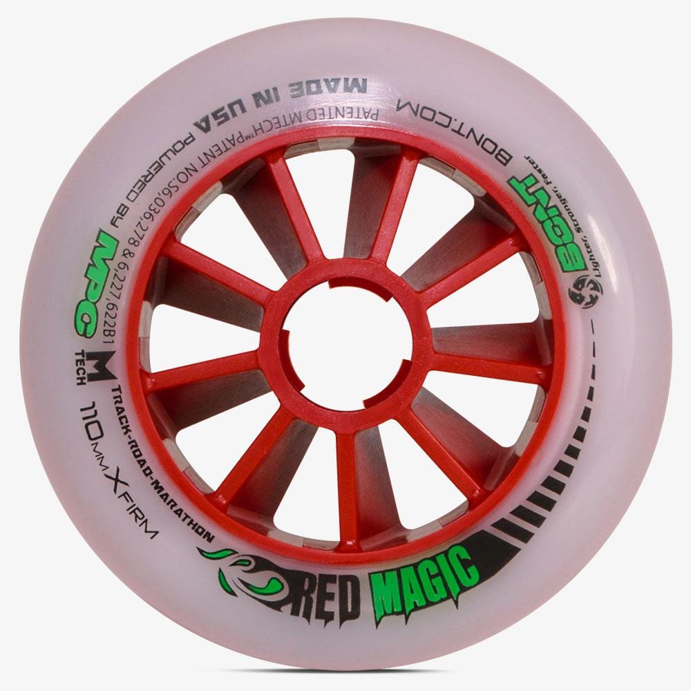 Red Magic Inline Skate Wheel